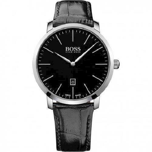 Image of fra Hugo Boss Sølv Swiss Made Quartz herre ur